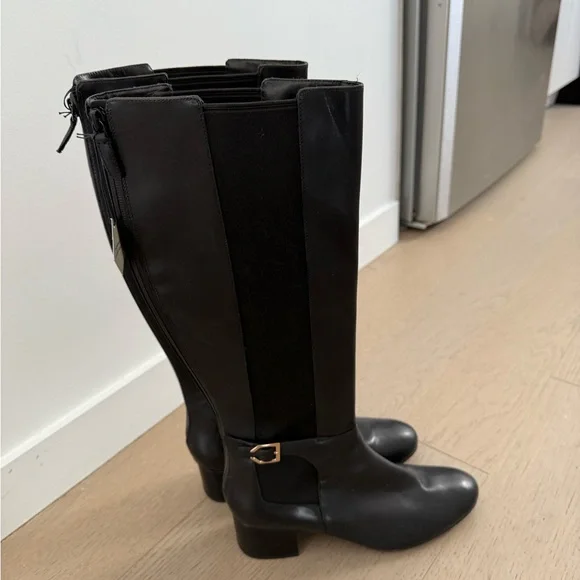 Cole Haan Avani Grand Knee High Stretch Boot in Black NWT - Picture 2 of 7